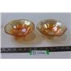 Image 1 : (2) Carnival Glass Bowls