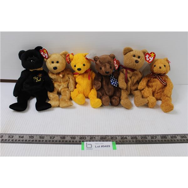 (6) Ty Beanie Babies