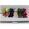 Image 1 : (6) Ty Beanie Babies including Princess Diana Baby with Tag