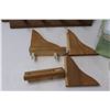 Image 2 : *Coat Hanger, Ceiling Light Fixture, and Other Wooden Shelving