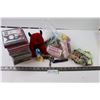 Image 1 : (19)CDs, Stuffed Devil, Wooden Numbers and Other Items