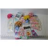 Image 1 : Assortment of Party & Gift Cards - (4) Bows