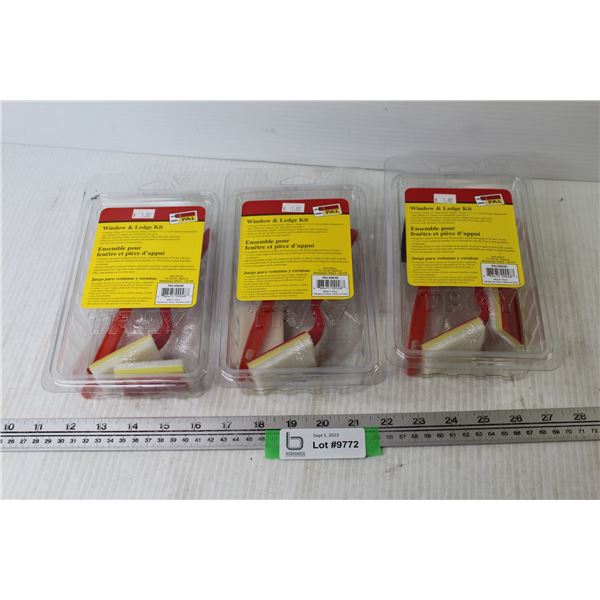 (3) Window Ledge Painting Kits