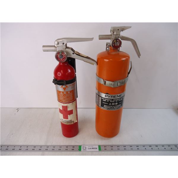 (2) Fire Extinguishers-not charged