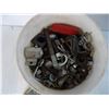 Image 2 : (1) Pail of Misc. Parts, Bolts,