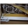 Image 6 : Box of Variety-Electrical, Metal hanger Brackets, Halogen Light, Door Knobs ,Cords, Thermostat
