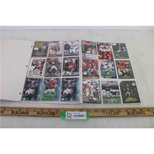 (2) Binders Featuring NFL QB's Jake Plummer and Rich Gannon