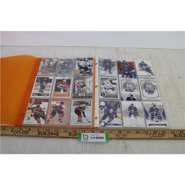 (2) Binders Featuring NHL Players Morgan Reilly and Mikael Renberg