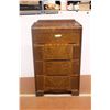 Image 1 : *Burled Maple Four Door Dresser - 16" x 28" x 49"