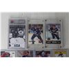 Image 4 : (7) NHL Hockey and Jersey Trading Cards - Belfour, Gilmour