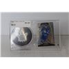 Image 2 : NHL Toronto Maple Leafs Puck Display in Plastic, Coca Cola Tokens, Misc. Hockey Cards