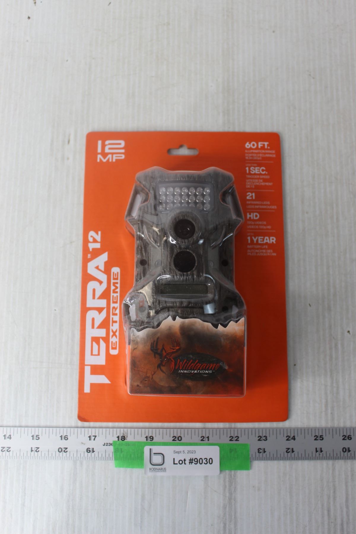 Terra Extreme 12 MP Wild Game Camera (NIB) Bodnarus Auctioneering