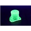 Image 2 : (4) Collectible Crystal Top Hats -- (1) is Uranium Glass