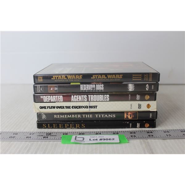 (6) DVDs - Star Wars, Drama