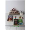 Image 1 : Christmas and Misc. Decorations, Books