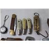 Image 2 : (4) Pocket Knives, Pencil Sharpener, Tape Measure and Other Gadgets