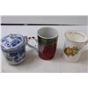 Image 3 : (9) Assorted Mugs, Teacup and Other China