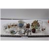 Image 1 : Assorted Glassware and Other Decor