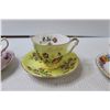Image 3 : (4) Teacups with Matching Saucers