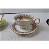 Image 4 : (4) Teacups with Matching Saucers