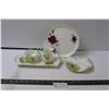Image 1 : Cream and Sugar Set + Dainty Saucer and Plate