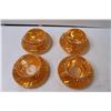 Image 2 : Set of 4 Peach Luster Cups and Saucers