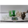 Image 1 : (5) Vases + Cream and Sugar Set