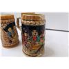 Image 3 : (6) Assorted Glasses (3) Decorative Beer Mugs, +Misc.