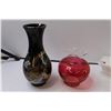 Image 4 : Lot of Décor Items - Vases, Candy Dish, Spoons, Etc.