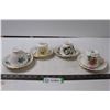 Image 1 : (4) Teacups with Matching Saucers