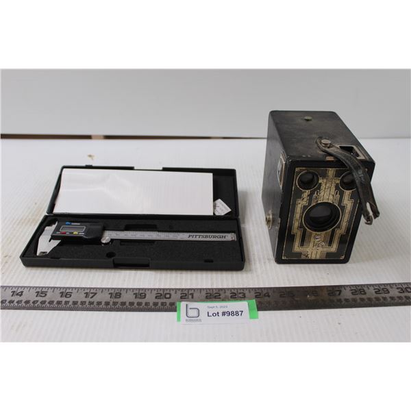 Pittsburgh 6" Digital Caliper and Box Camera