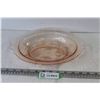 Image 1 : Pink Depression Glass Oval Bowl