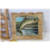 Image 2 : German Dictionary - Evinrude Fish Plaque - Readers Digest - Wooden SK Province Design