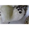 Image 5 : National Geographic Polar Bear Stuffed Animal, Merry-Go-Round Christmas Decoration - Untested, (3) F