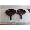 Image 1 : (2) Burgundy Paderno Frying Pans
