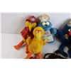 Image 2 : (10) Plushies - Big Birds, Cookie Monster, Super Grover