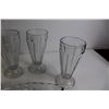 Image 3 : (4) Ice Cream Sundae Glasses, (2) Banana Split Bowls