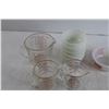 Image 2 : (3) Pyrex Measuring Cups, (8) Bowls