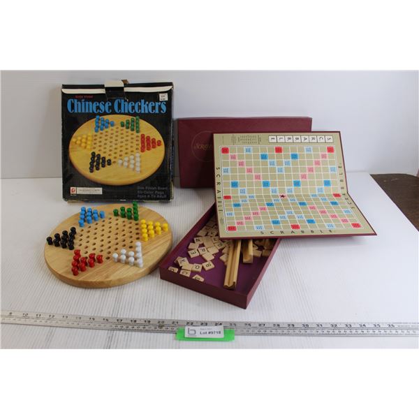 Chinese Checkers, Scrabble