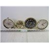 Image 1 : (4) Vintage Clocks including (1) Baby Ben