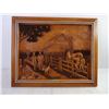 Image 5 : Faux Wood Sculpture Folk Art Country Walk Decor-signed Kim Murray