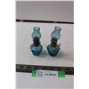 Image 1 : (2) Miniature Kerosene Lamps