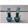 Image 2 : (2) Miniature Kerosene Lamps