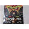 Image 3 : Wrestle Mania VI Poster-18x12in