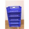 Image 1 : *(4) Heavy Duty Blue Packing Crates- 13x19in