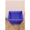 Image 4 : *(4) Heavy Duty Blue Plastic Packing Crates