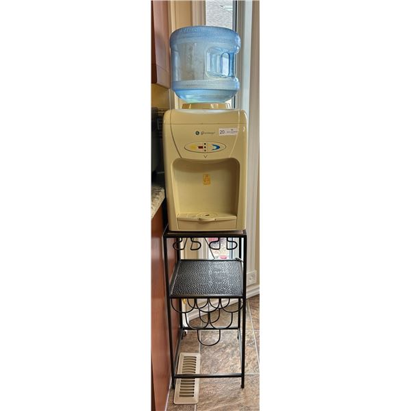 Greenway Water Cooler Model GWD200W1 with Metal Wine Rack Stand