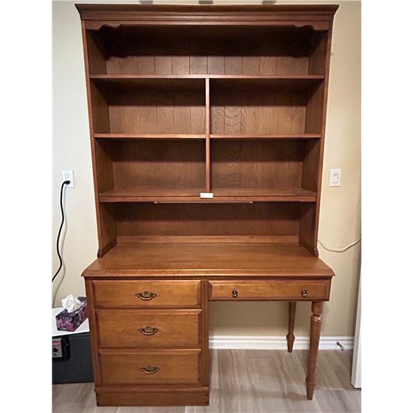 Vilas Desk/Bookshelf  48 Wide x 18 Deep x 79 High