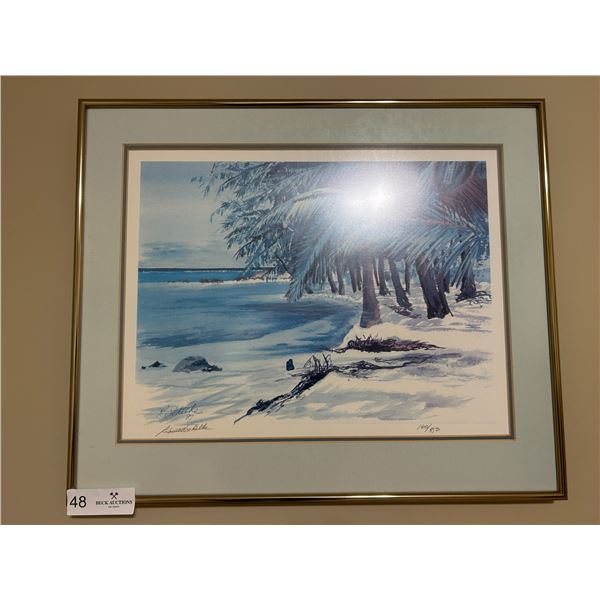 Tropical Beach Picture Artist - R. Schilke 160/450  17 Wide x 20 High