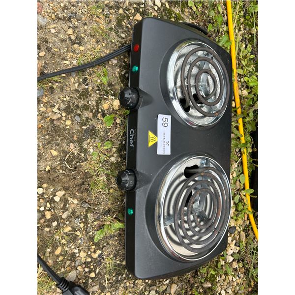 Master Chef Electric Mini Stove Model # 043-1201-4